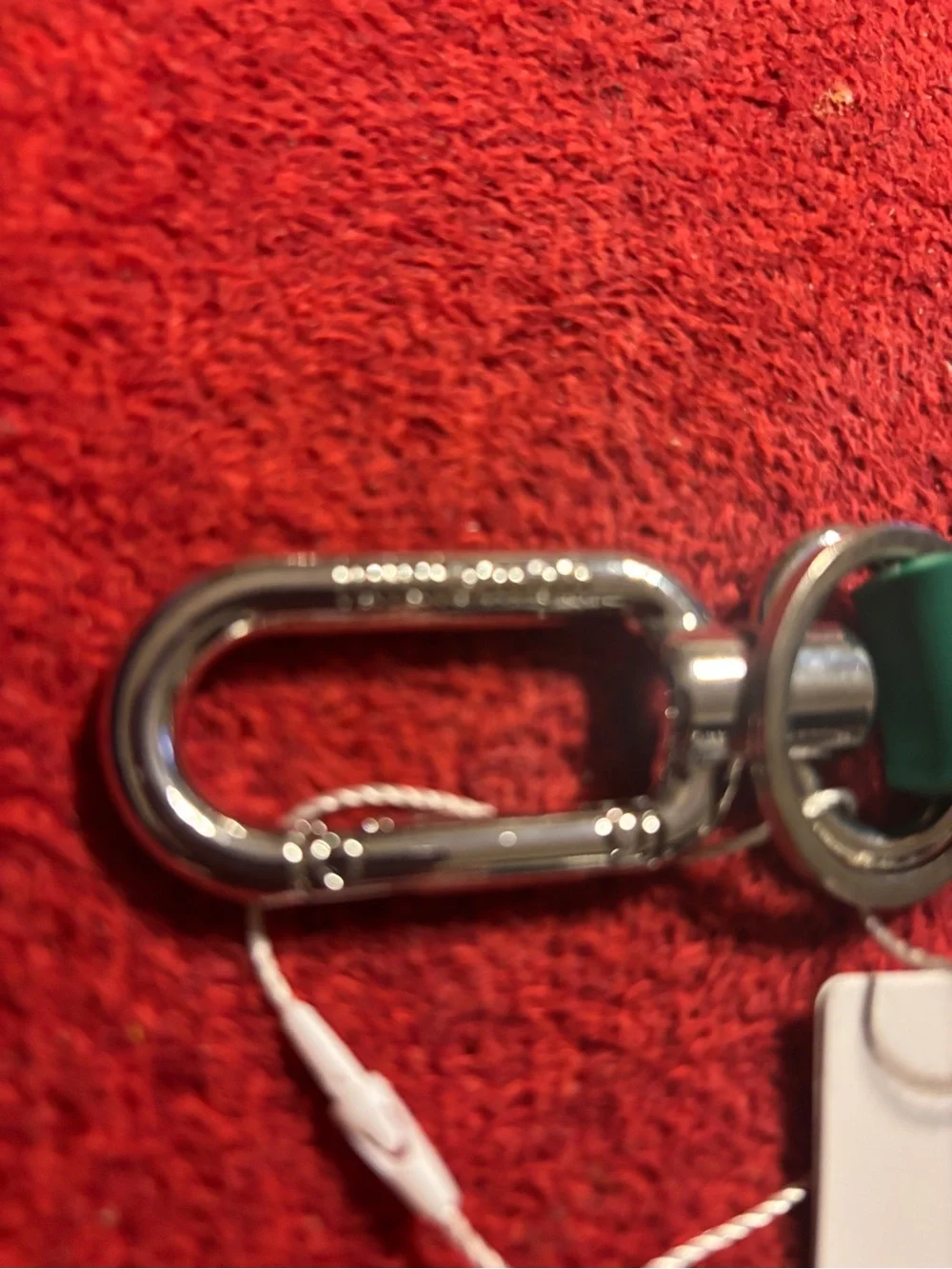 lululemon athletica Never Lost Keychain Wristlet in Black and Green